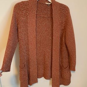 Orange cardigan